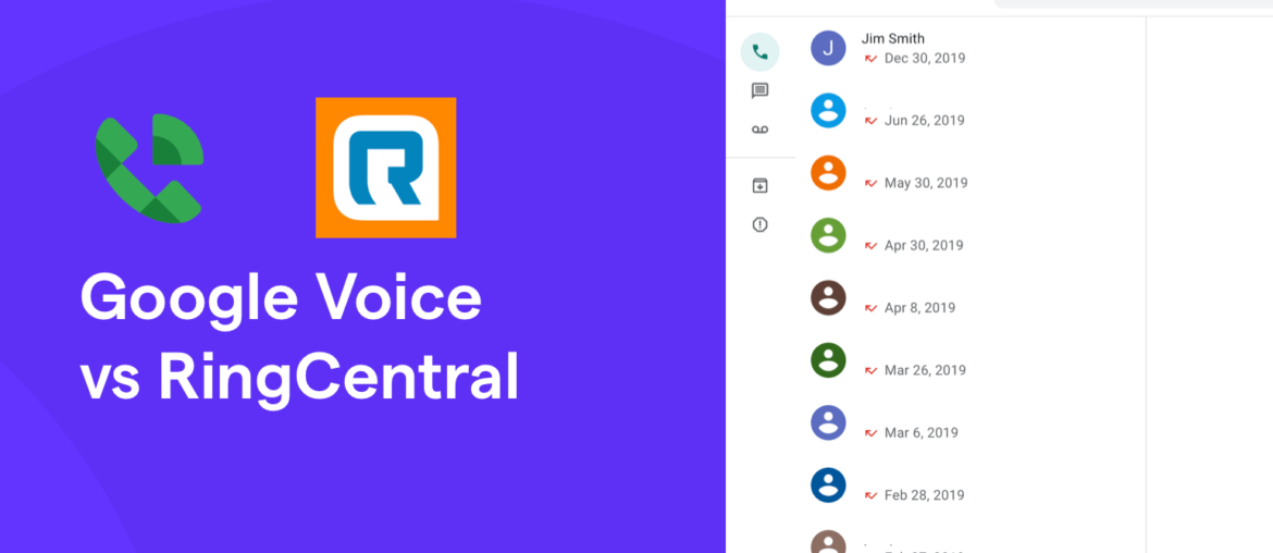 Google Voice vs RingCentral